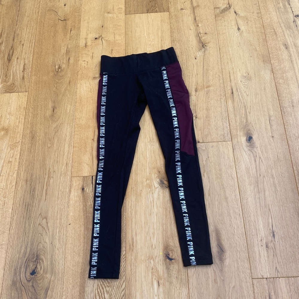 Pink VS Logo Leggings